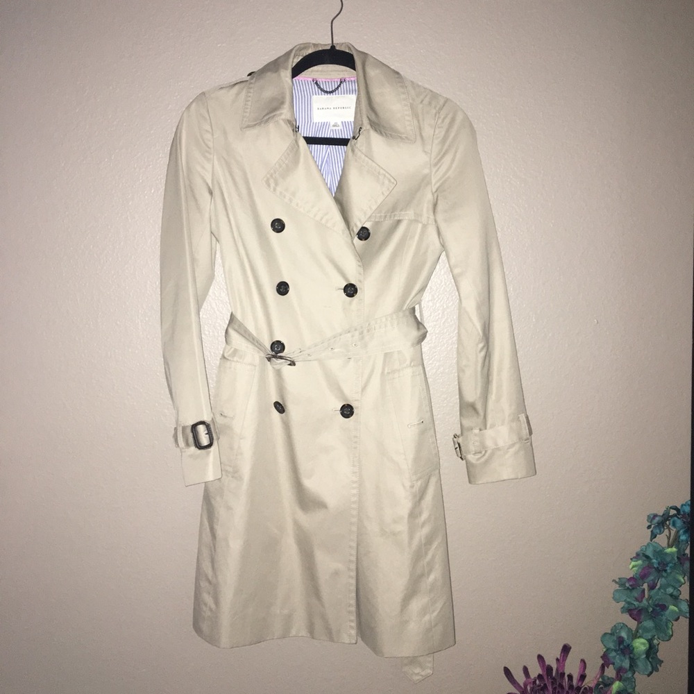 Banana Republic peacoat khaki XS