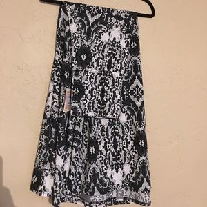 Gorgeous black and white Maxi Skirt