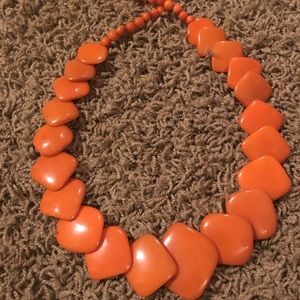Orange Tagua Necklace
