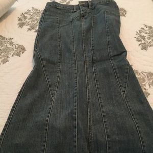 Arden B denim skirt