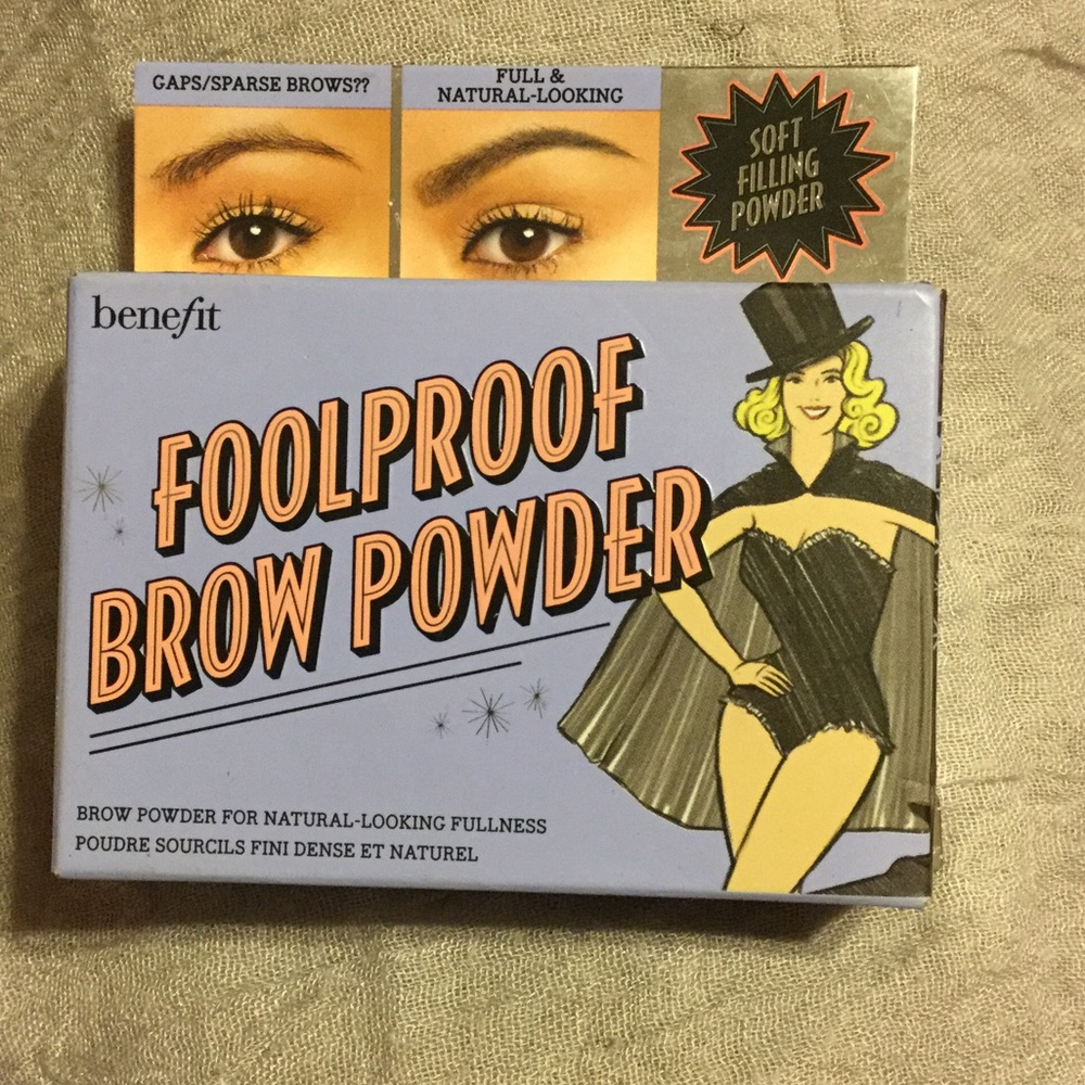 Foolproof brow powder