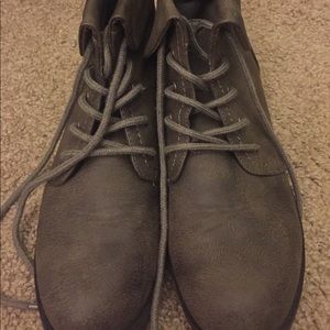 Dark green booties/boots