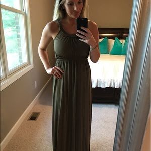 Olive Green Maxi Dress