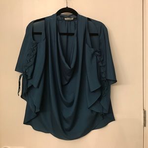 Open shoulder blouse