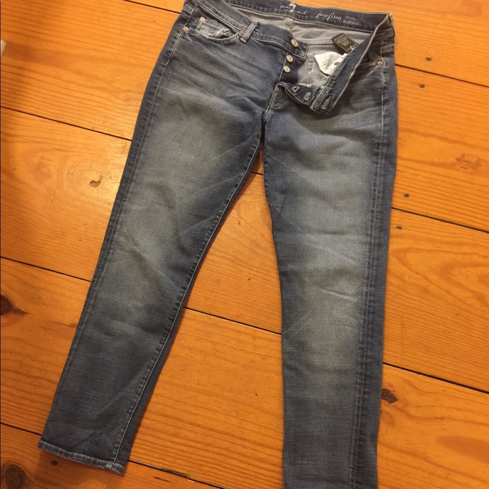 7 For All Mankind Buttonfly Jeans