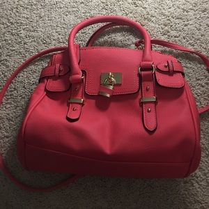 Aldo coral shoulder and cross strap bag