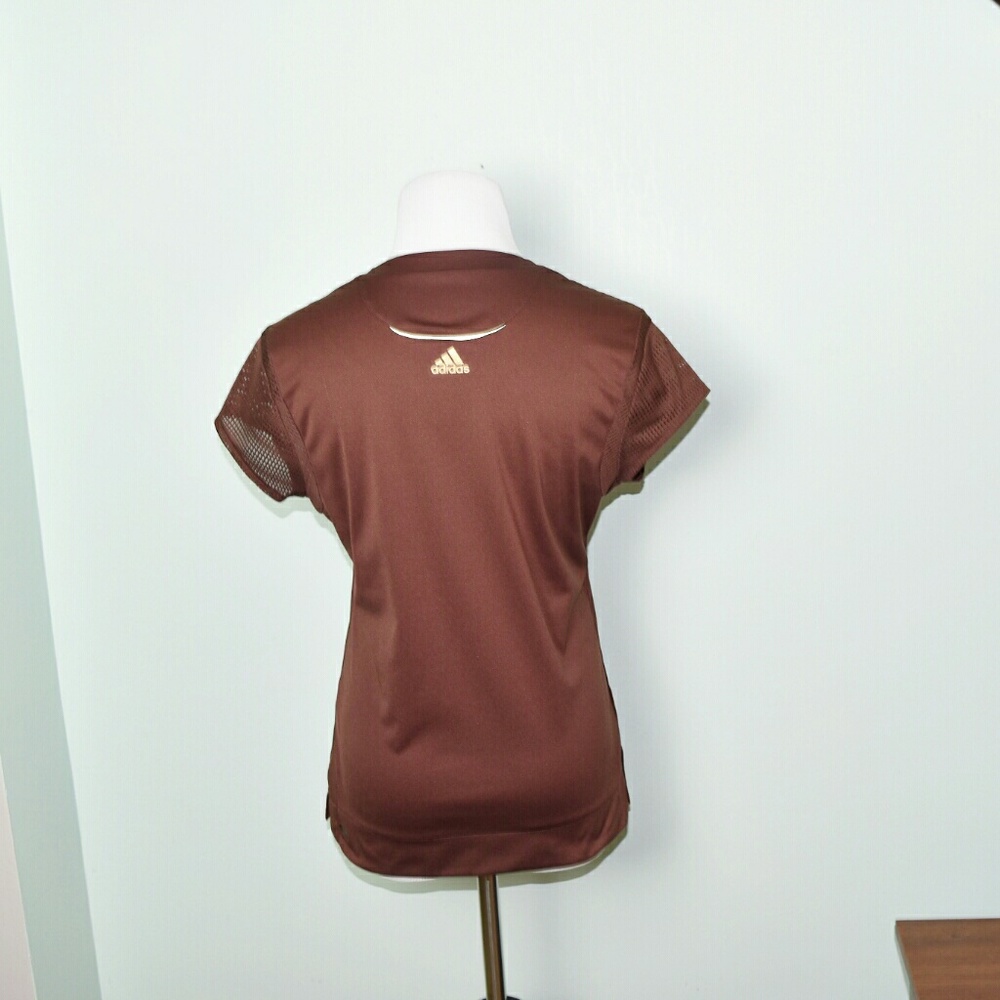 Adidas Climalite Brown Workout Top - Picture 2 of 2