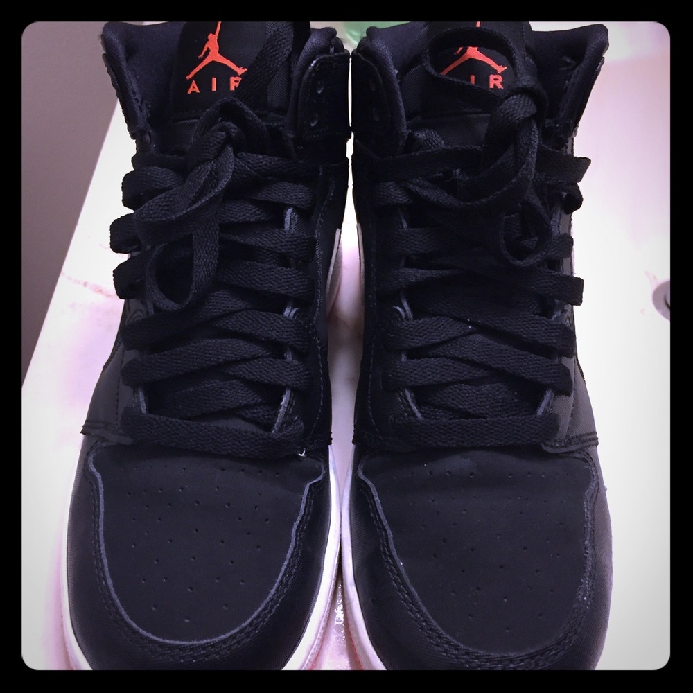 Jordan A1s pink and black