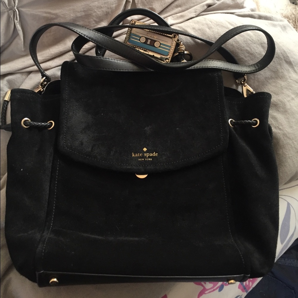 Suede Kate spade bag