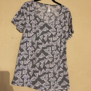Lularoe classic tee paper airplanes