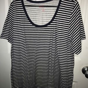 Navy Striped Tee