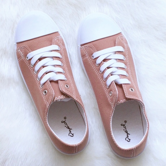 1 LEFT❗️Nadia Canvas Sneakers MAUVE - Picture 4 of 7