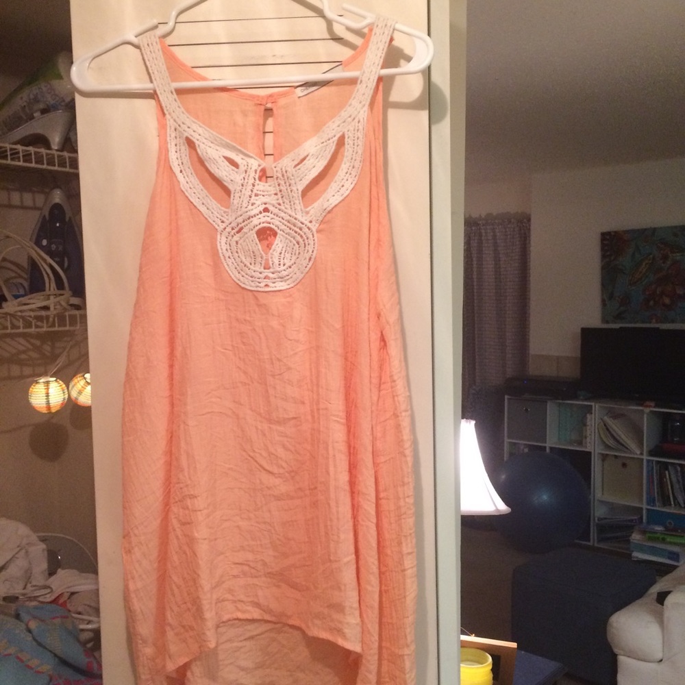 Coral tank top