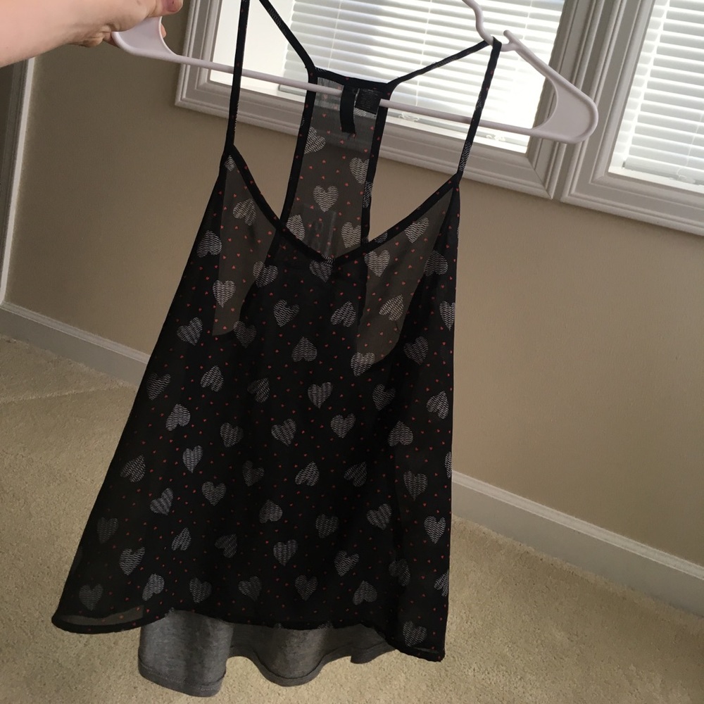 High low sheer shirt