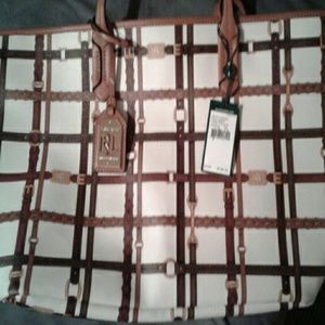 The Ralph Lauren Gallaway Tote cream