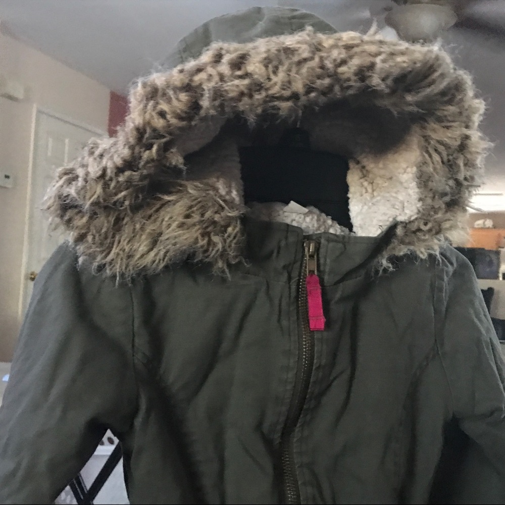 Girls Sherpa lined jacket!