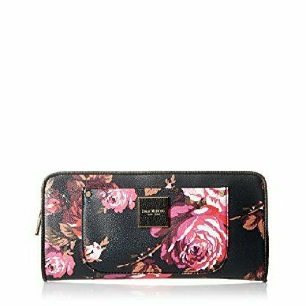 NWT ISAAC MIZRAHI Floral Clutch