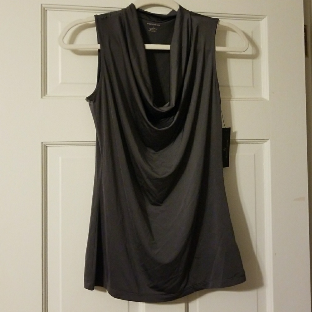 Grey dress top