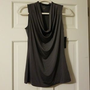Grey dress top