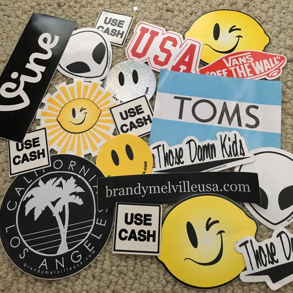 💖BRANDY MELVILLE STICKERS💖