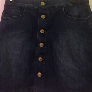 Express denim skirt