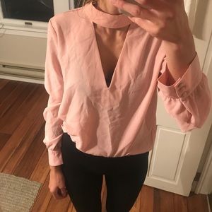 Pink blouse