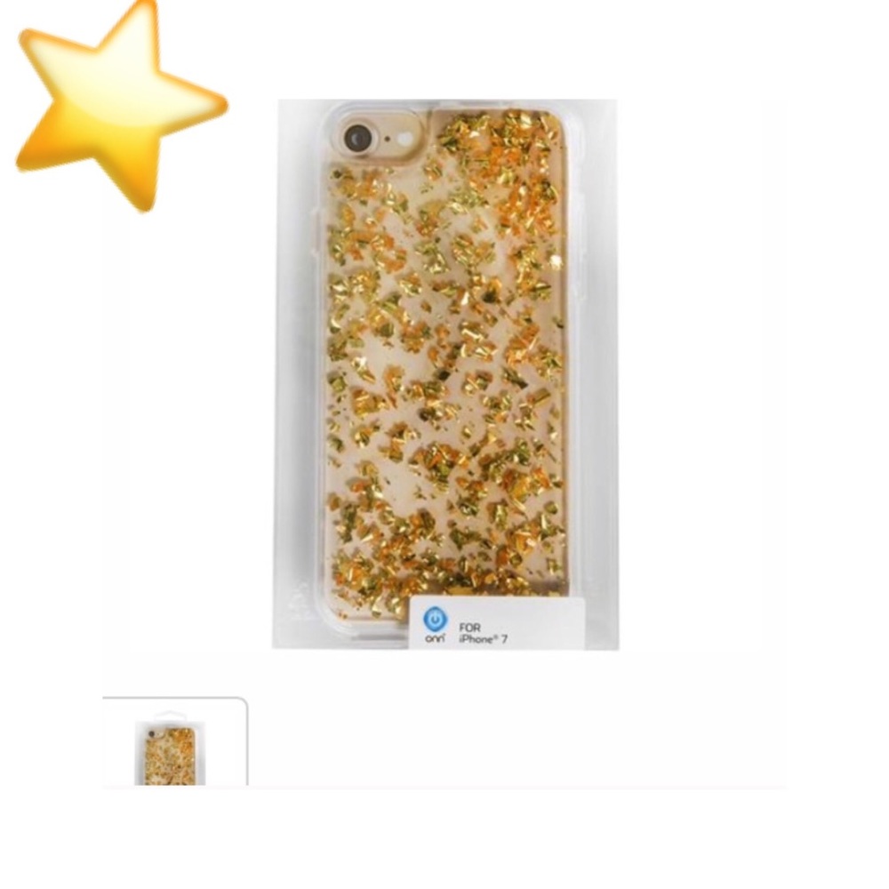MAKE AN OFFER‼️ NEW IPHONE 7 Case-Gold Freckle