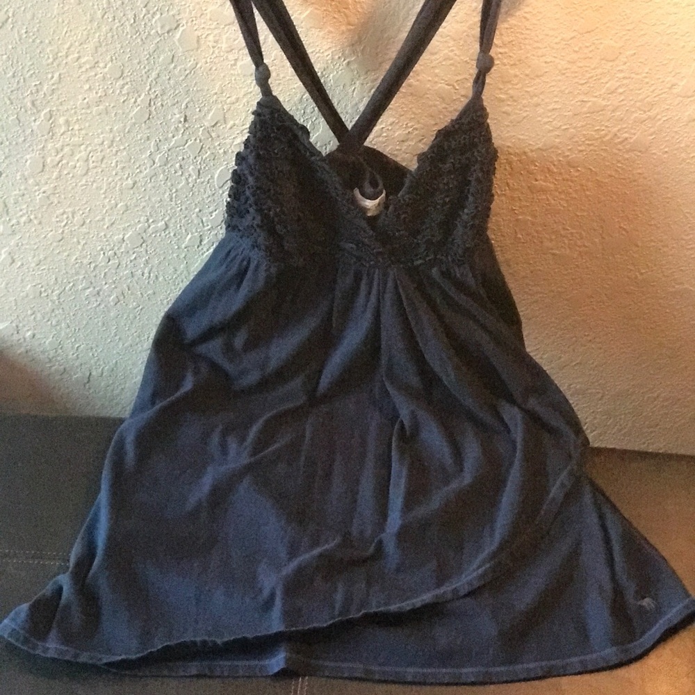 NWOT Medium Dark Blue A&F baby doll dress