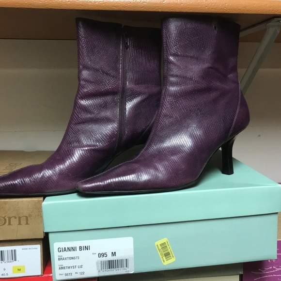 Gianni Bini Shoes - Gianni Bini Amethyst Leather Boots