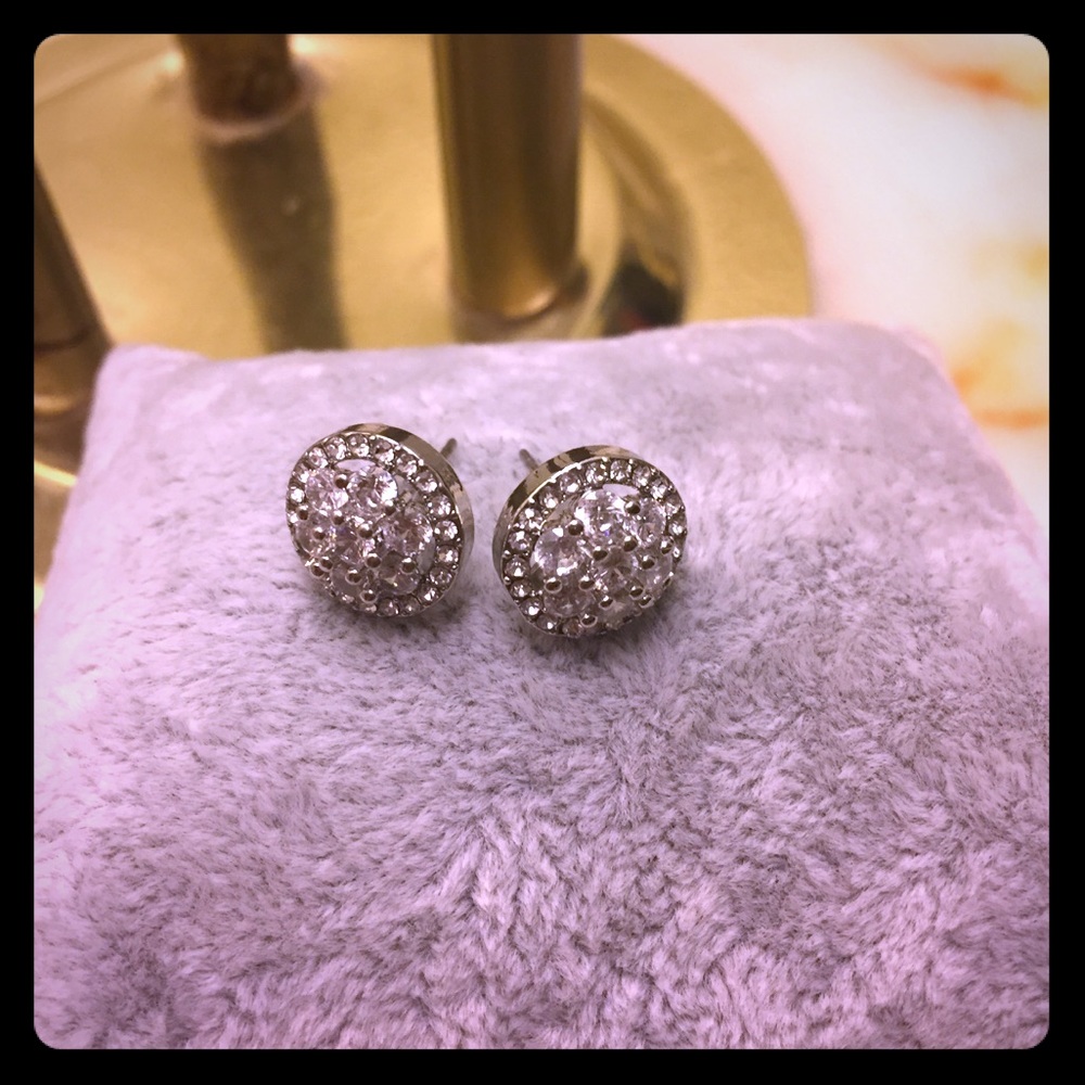 Beautiful genuine cubic zirconia earrings
