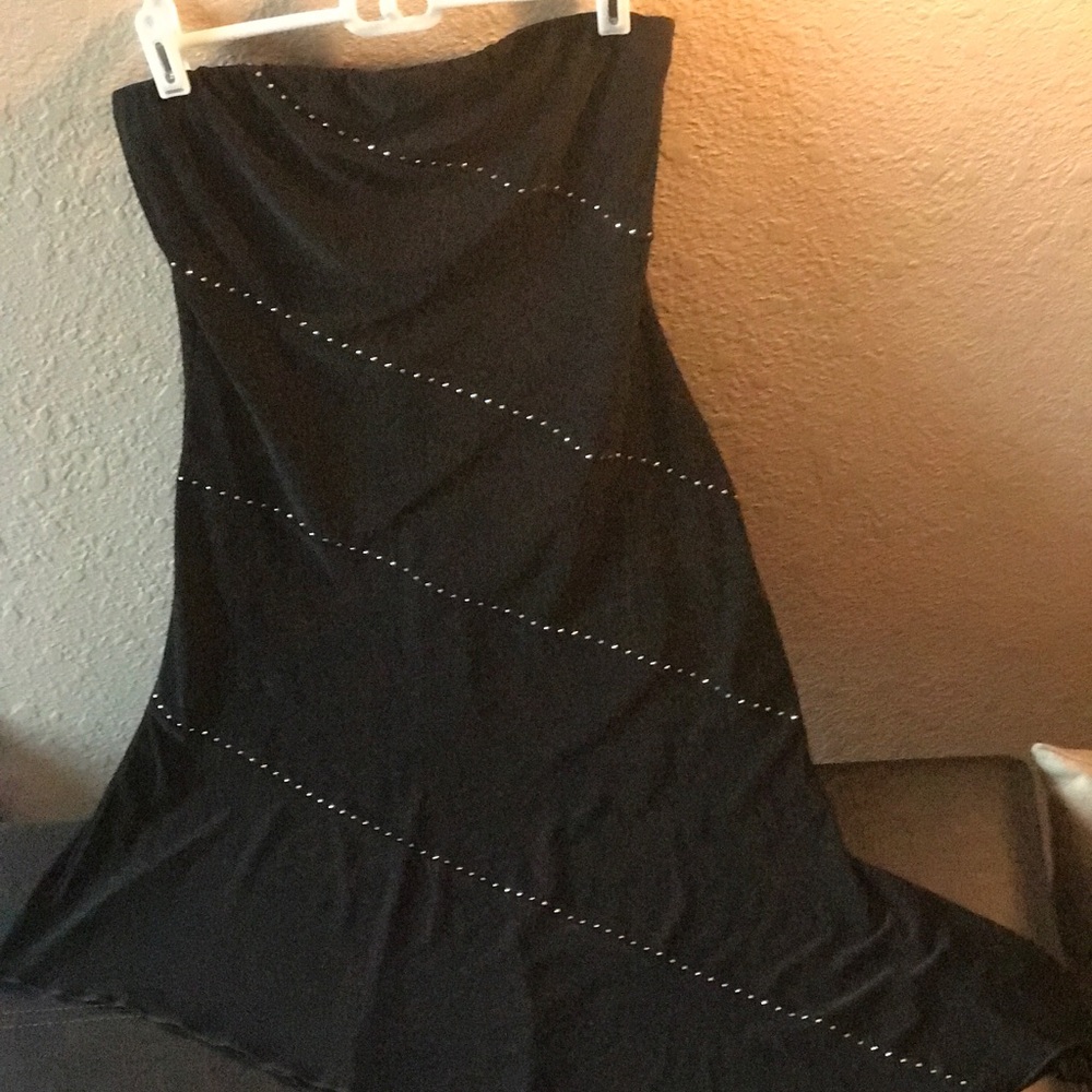 Little black dress with beautiful embellishments