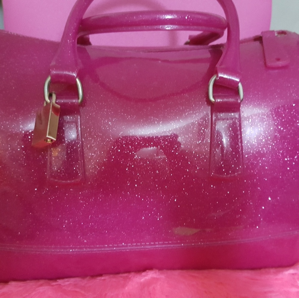 Jelly tote satchel handbag