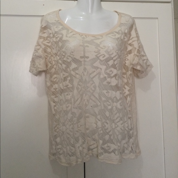 MADEWELL Lace Shapes Tee - Picture 2 of 5