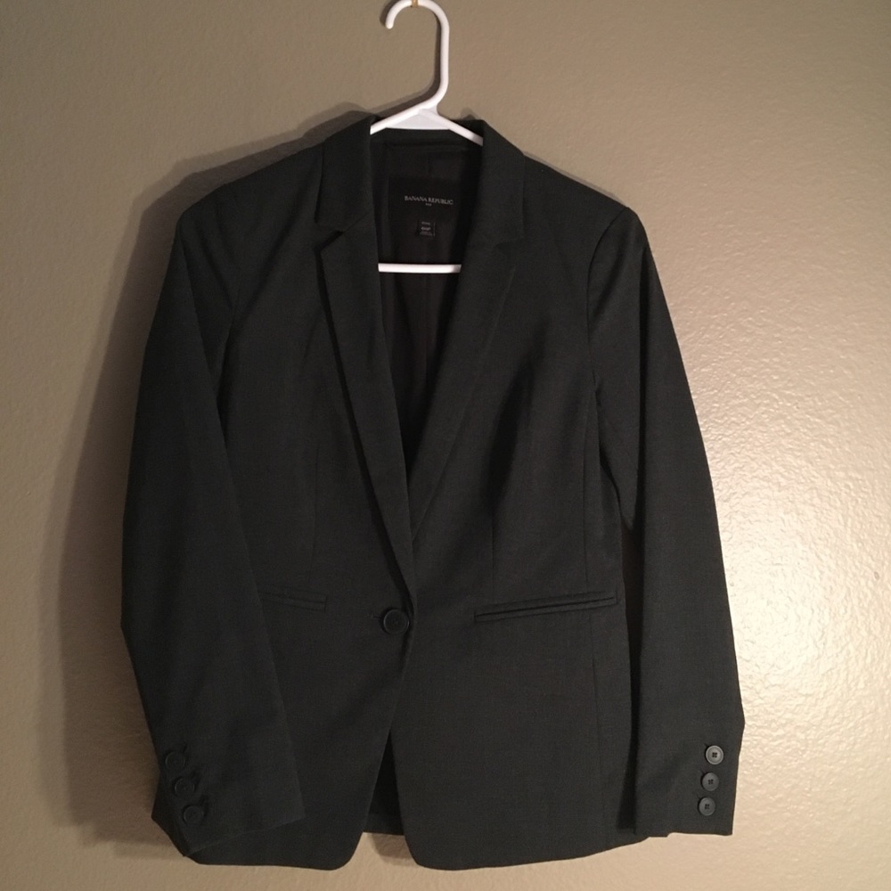 Banana Republic dark grey blazer size 00