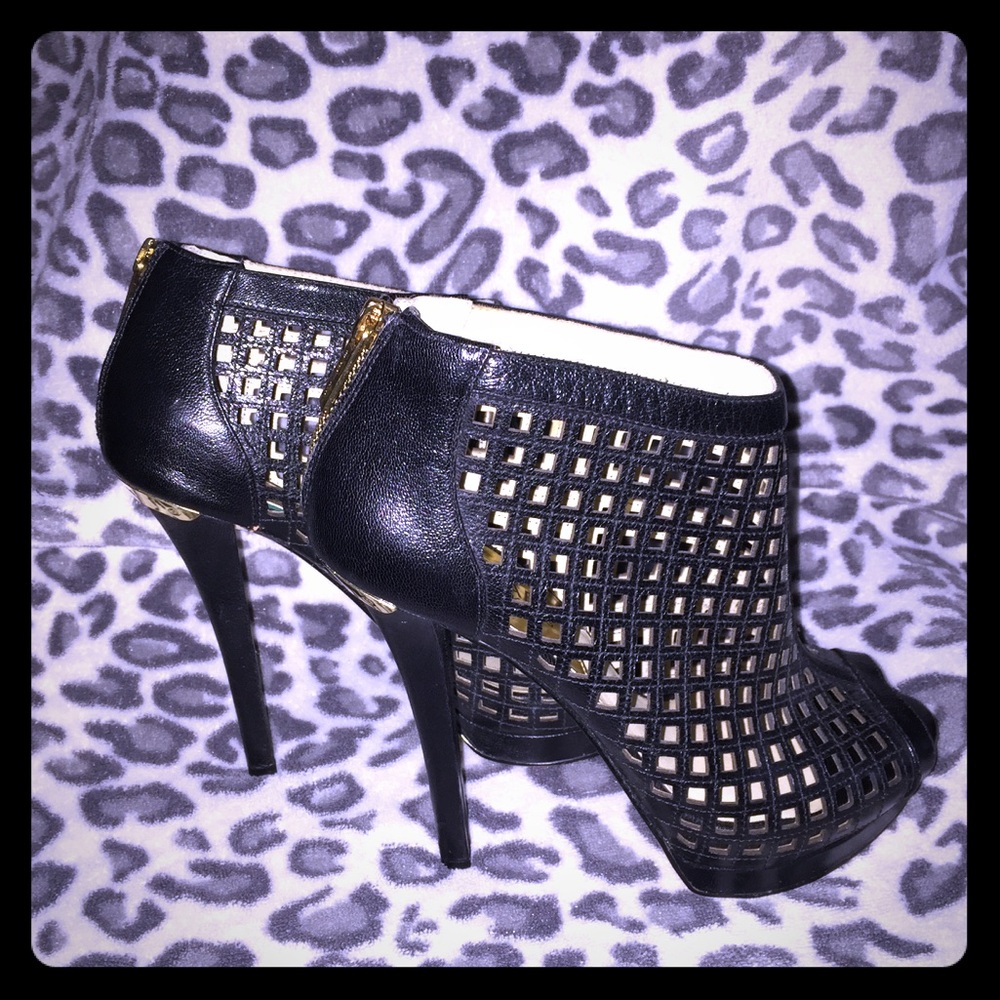 Michael Kors black booties