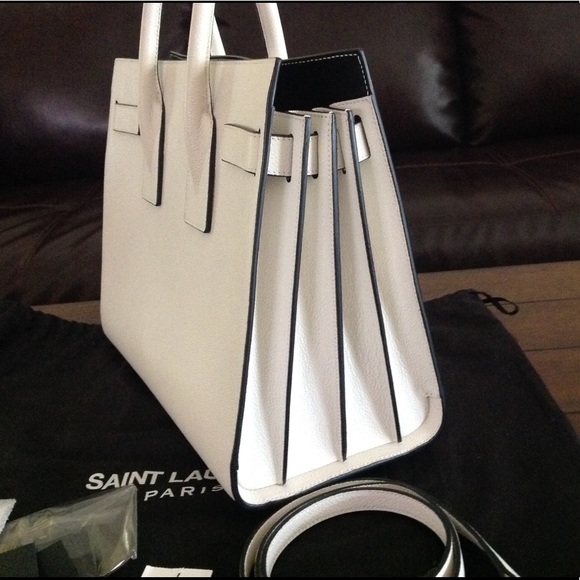 Saint Laurent Sac de Jour small white bag - Picture 4 of 6