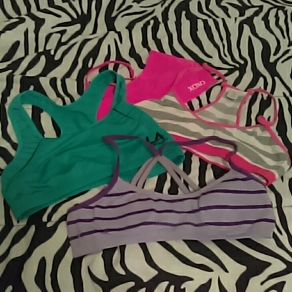 Bundle of girls bras