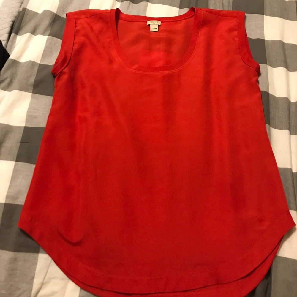 JCrew scoop neck blouse