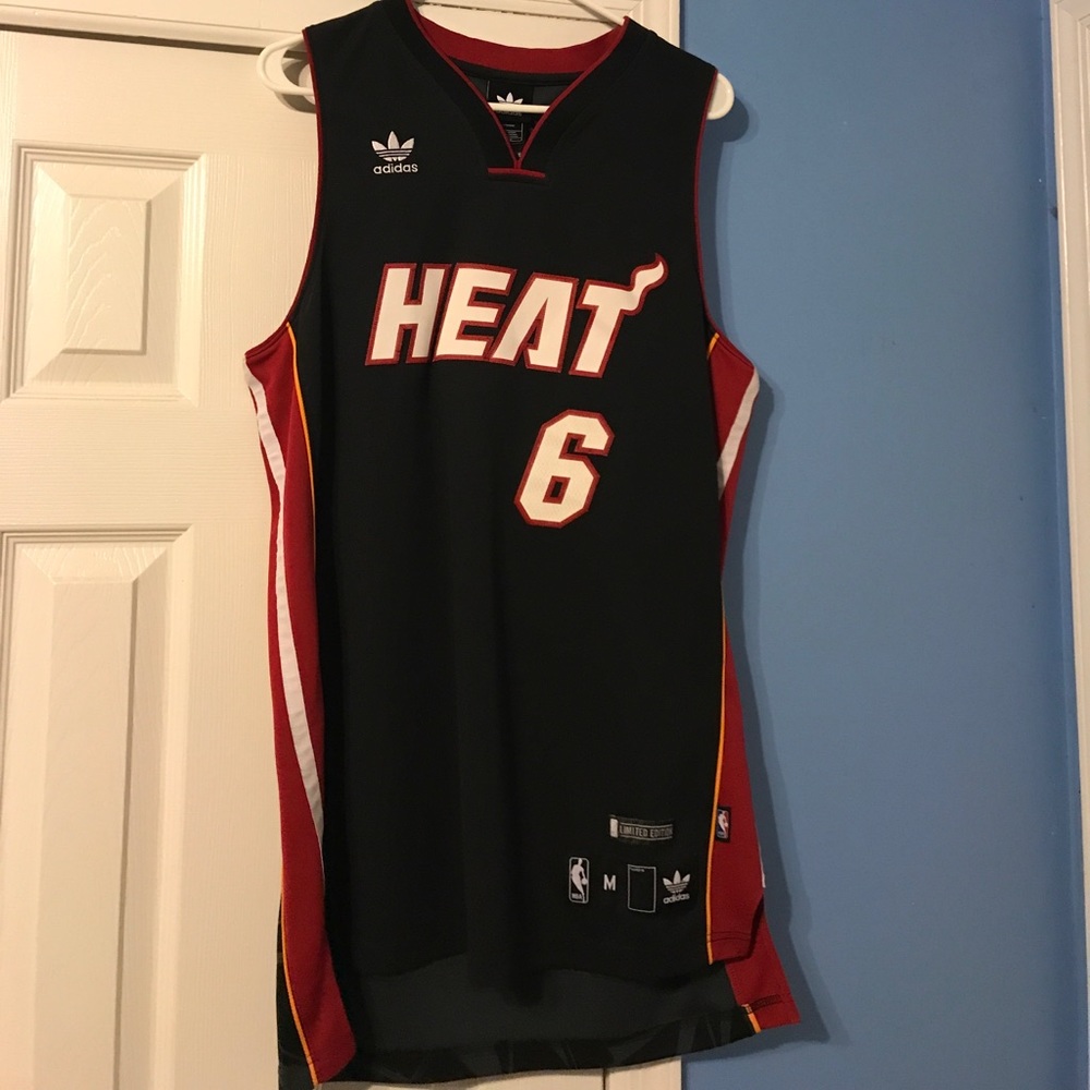 Limited Edition Lebron James Miami Heat Jersey