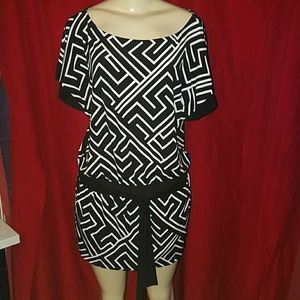 White House Black Market Tunic Dress Size Med
