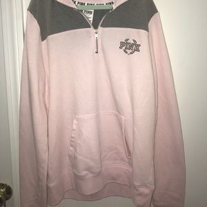 Vs Pink Half Zip