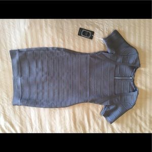 Dark grey bondage dress NWT