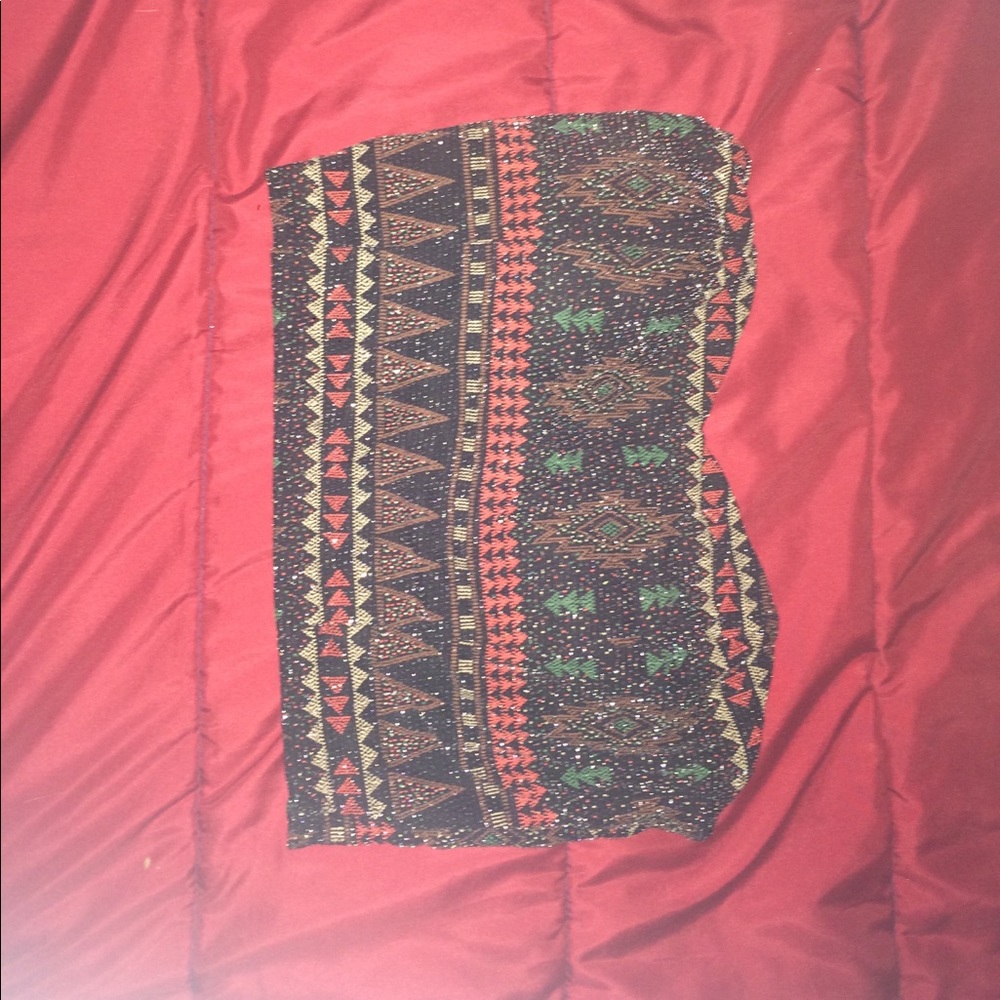 Shimmer crop top