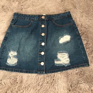 Forever 31 denim skirt