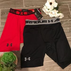 NWT Under Armor Heat Gear Compression Shorts