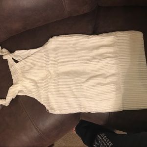 White halter dress shirt. Great condition.