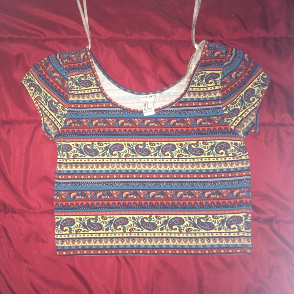 Patterned crop top