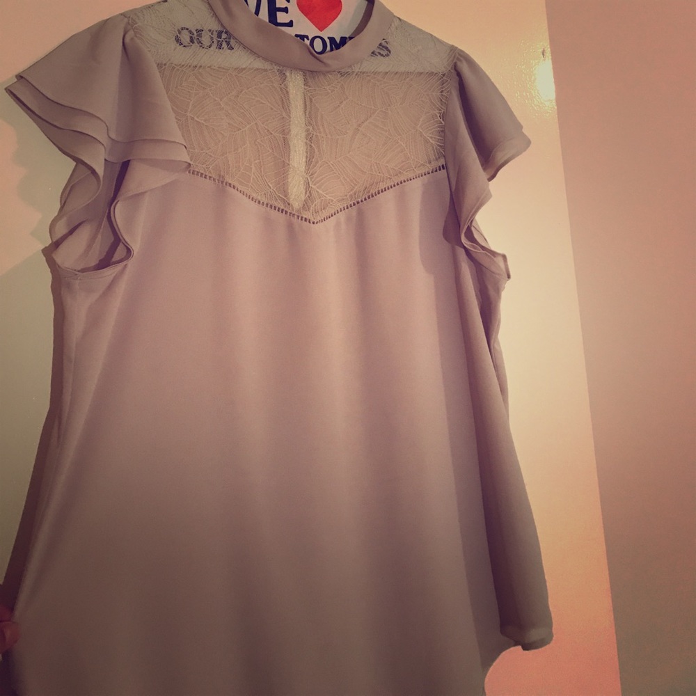 Beige neutral blouse