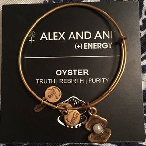 Alex and Ani oyster bracelet