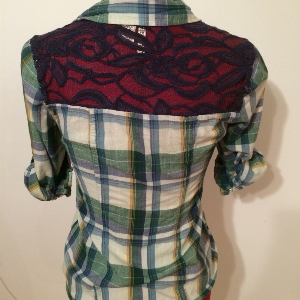 Plaid button up